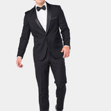 Classic Black Shawl Lapel 1 Button Tuxedo