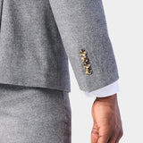Light Gray Flannel 3 Piece Suit