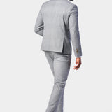 Light Gray Flannel 3 Piece Suit