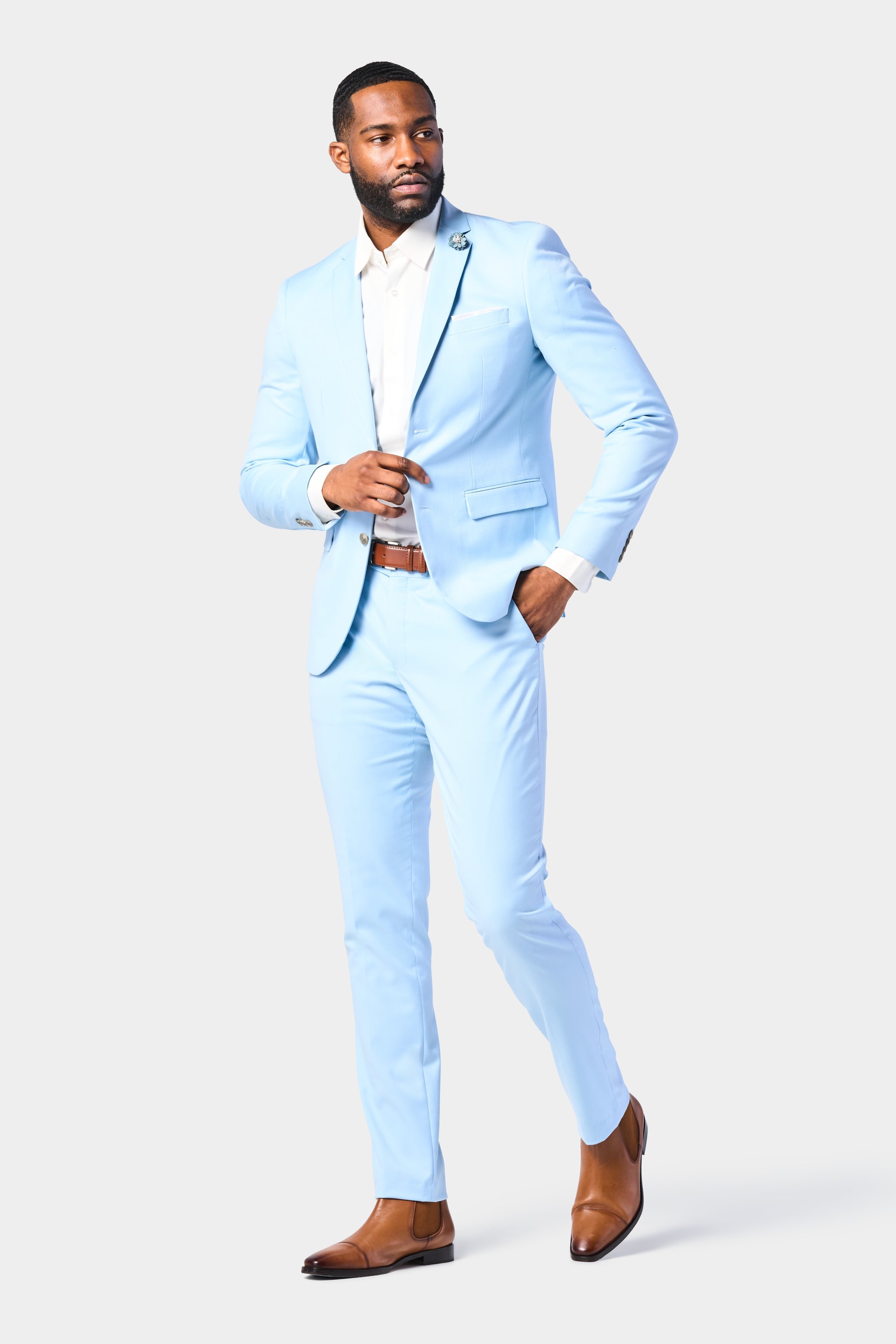 Sky Blue 2 Button Suit Weddingsuits.com Sky Blue 2 Button Suit Weddingsuits.com