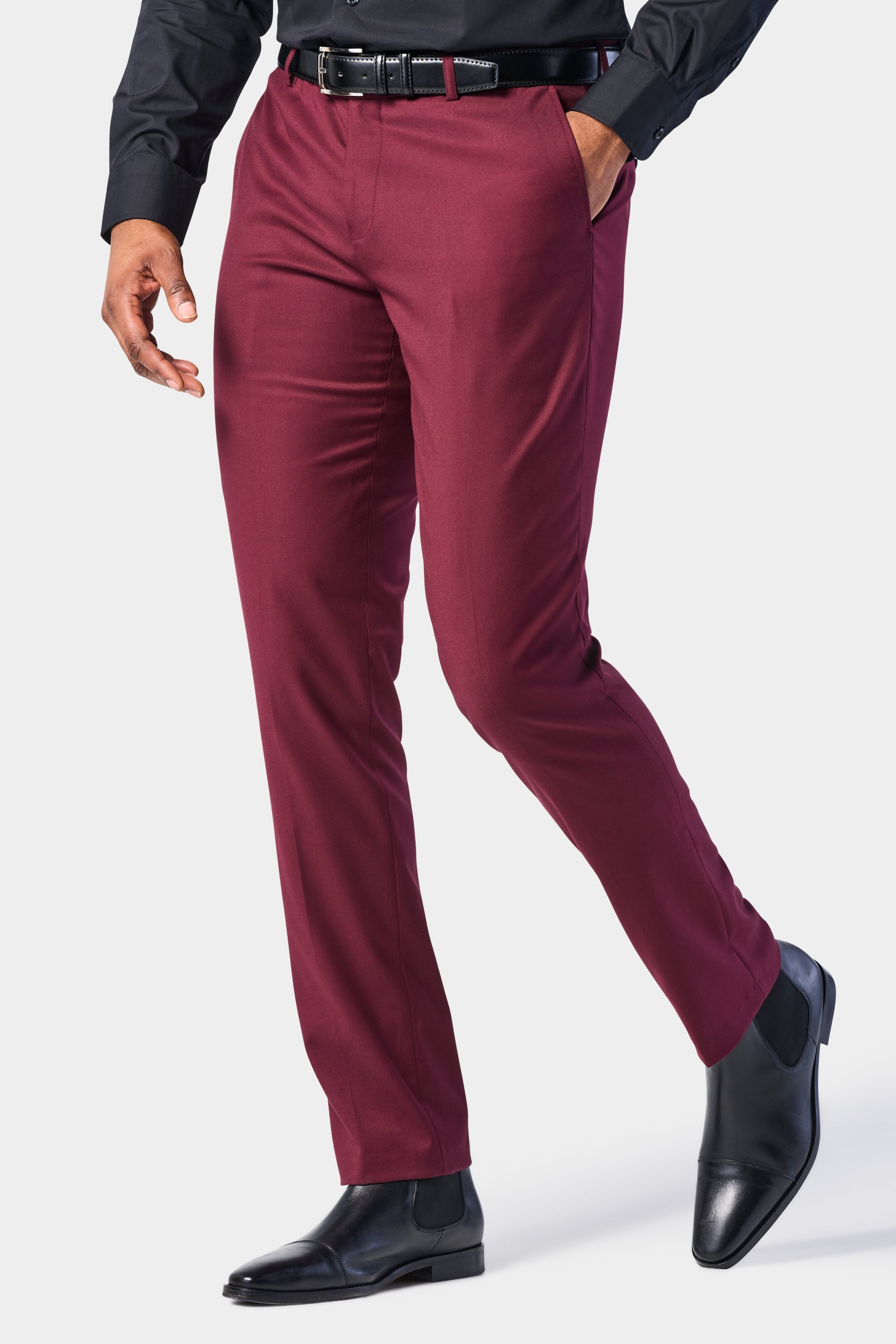 Burgundy Pants –