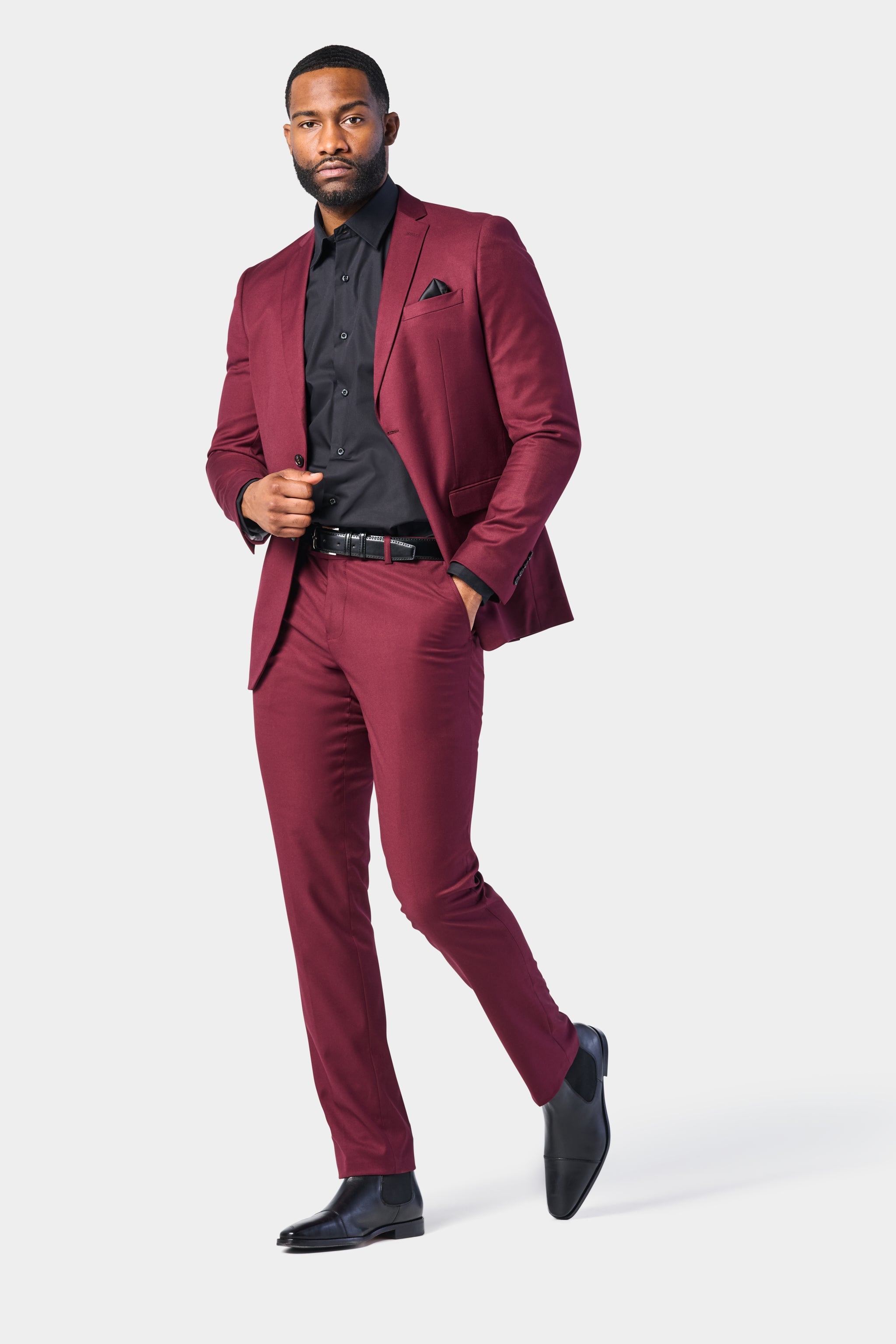 Burgundy 2 Button Suit Burgundy 2 Button Suit