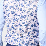 Blue and Black Mini Check 3 Piece Suit