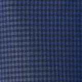 Blue and Black Mini Check 3 Piece Suit