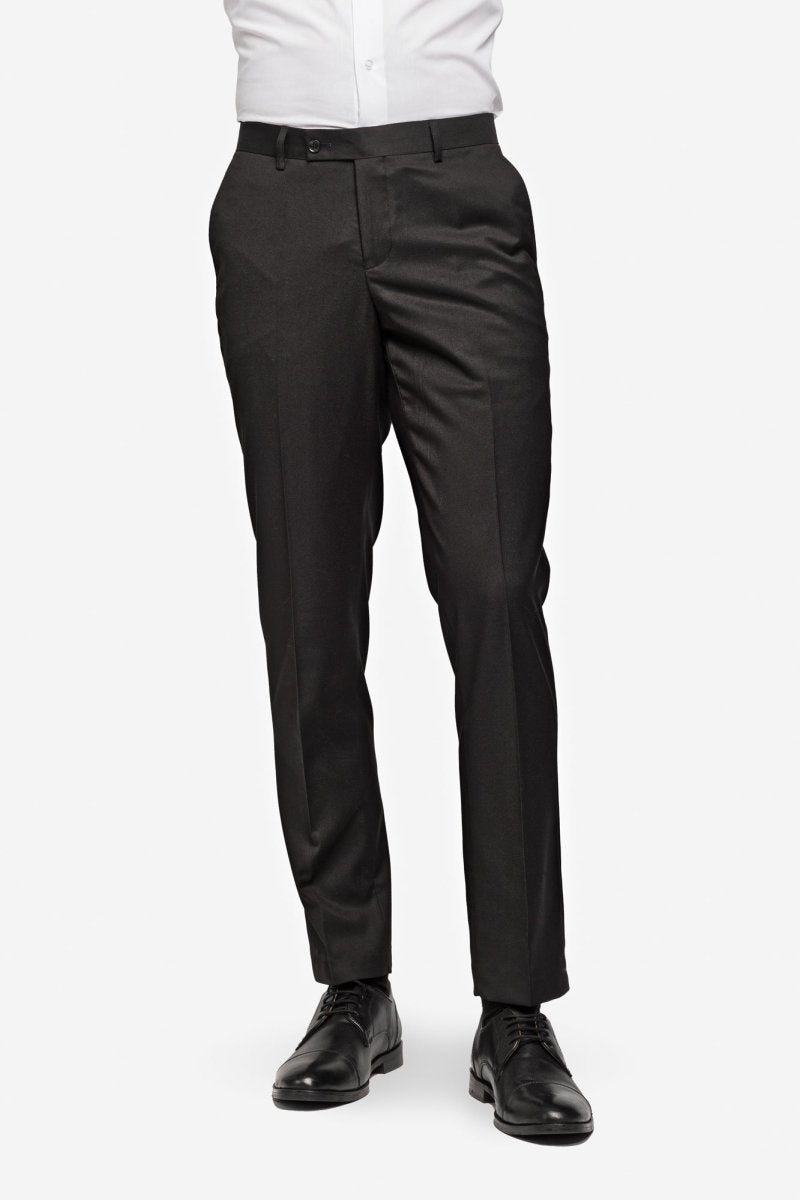 Classic Black Double Breast Suit - MenSuits