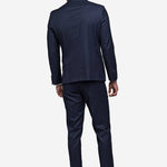 Navy Blue Peak Lapel Tuxedo - MenSuits