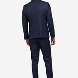 Navy Blue Peak Lapel Tuxedo - MenSuits