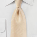 Peach Apricot MicroTexture Necktie