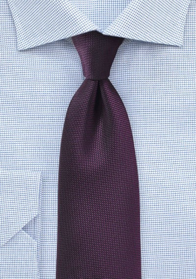 Grape Purple MicroTexture Necktie