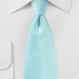 Pool Blue Herringbone Necktie