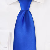 Marine Blue Solid Necktie