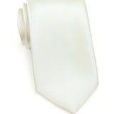 Cream Solid Necktie