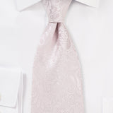 Blush Floral Paisley Necktie