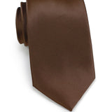 Chocolate Solid Necktie