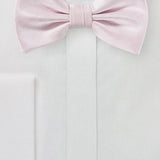 Blush Pink Herringbone Bowtie - MenSuits