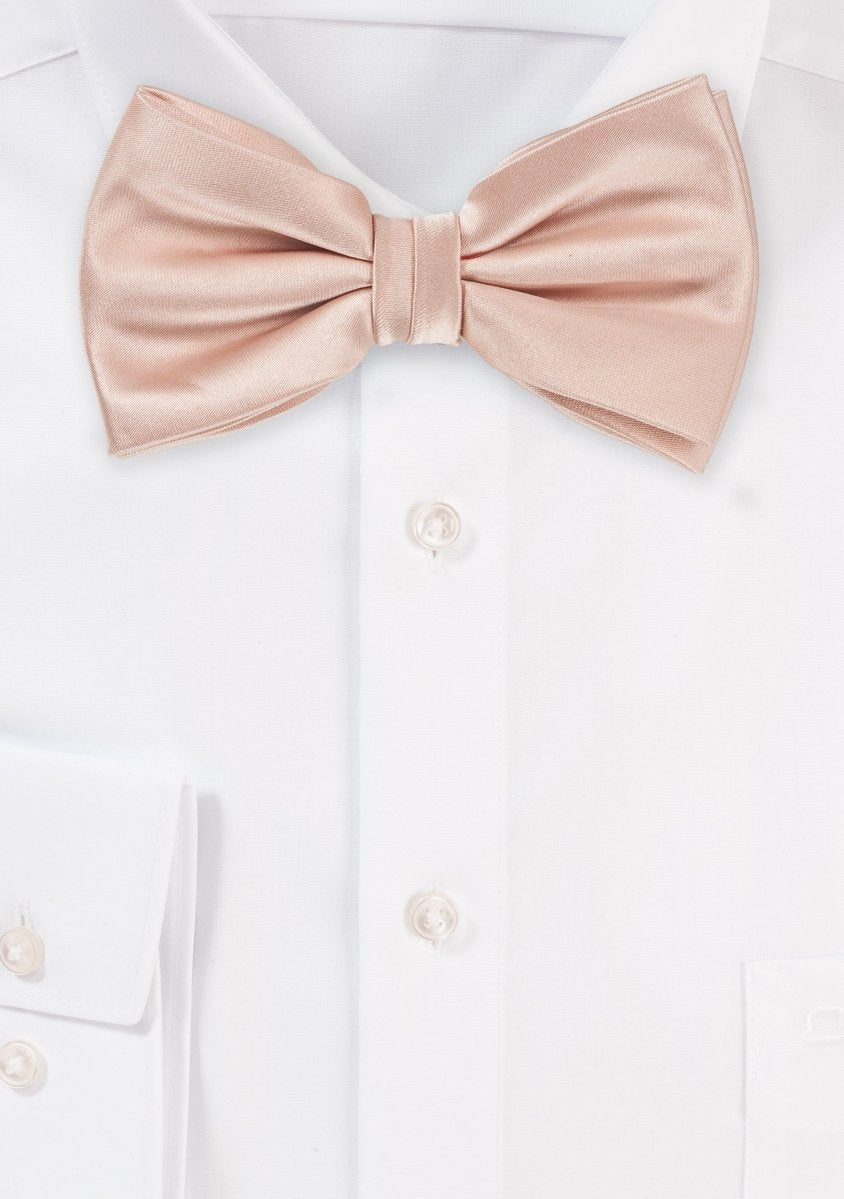 Champagne Solid Bowtie - MenSuits
