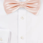 Peach Blush Solid Bowtie - MenSuits