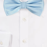 Powder Blue Solid Bowtie - MenSuits