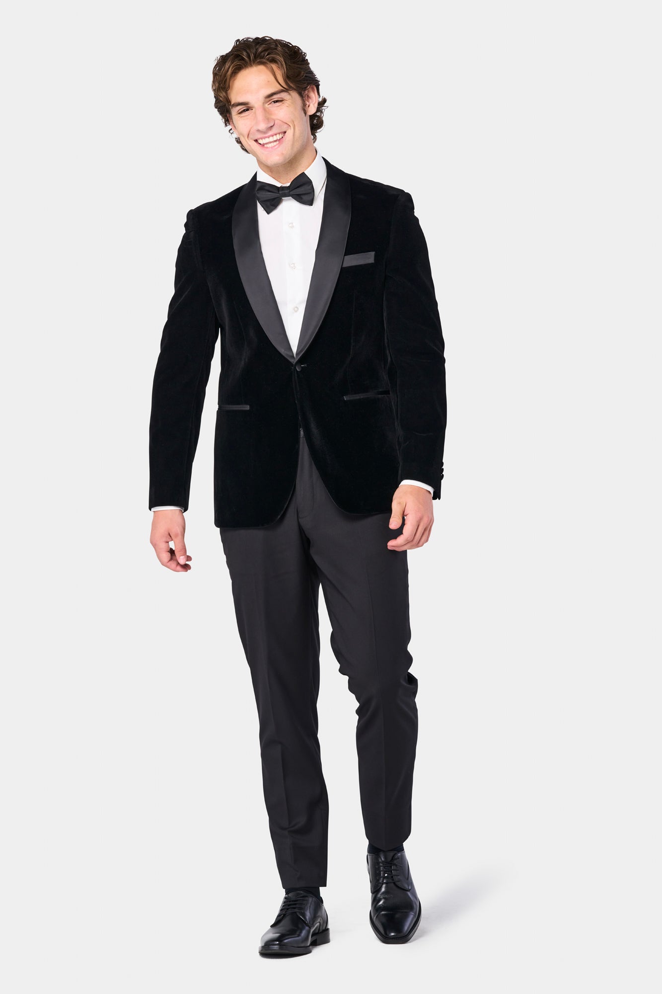 Black Velvet Shawl Lapel Tuxedo