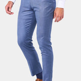 Blue Sharkskin 2 Button Suit