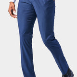 Medium Blue Diamond Texture 3 Piece Suit