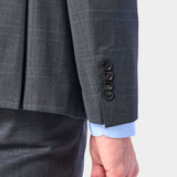 Medium Gray and Lt. Blue 3 Piece Suit