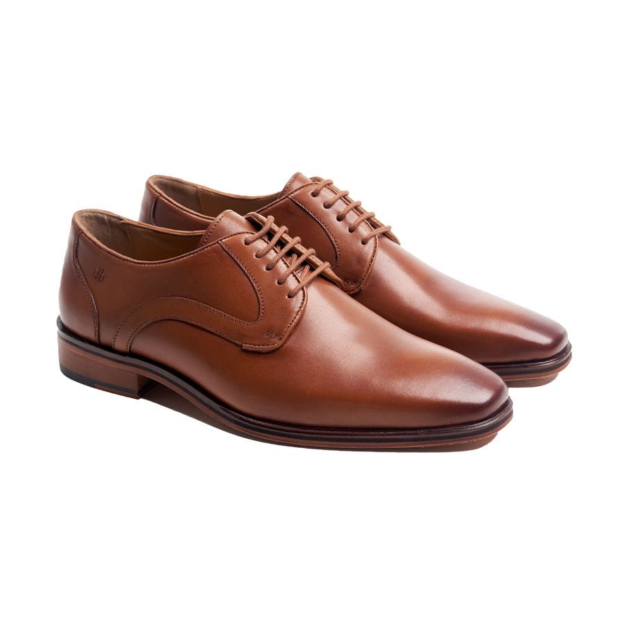 British Tan Oxford Shoes - MenSuits