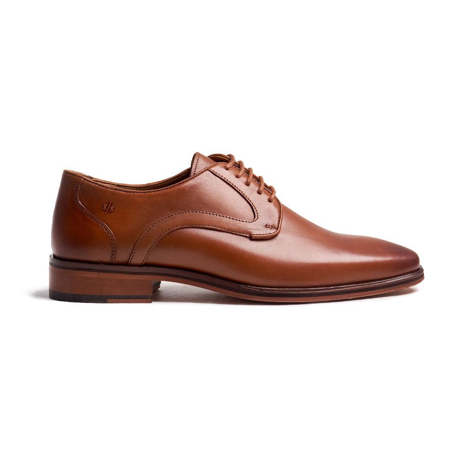 British Tan Oxford Shoes - MenSuits