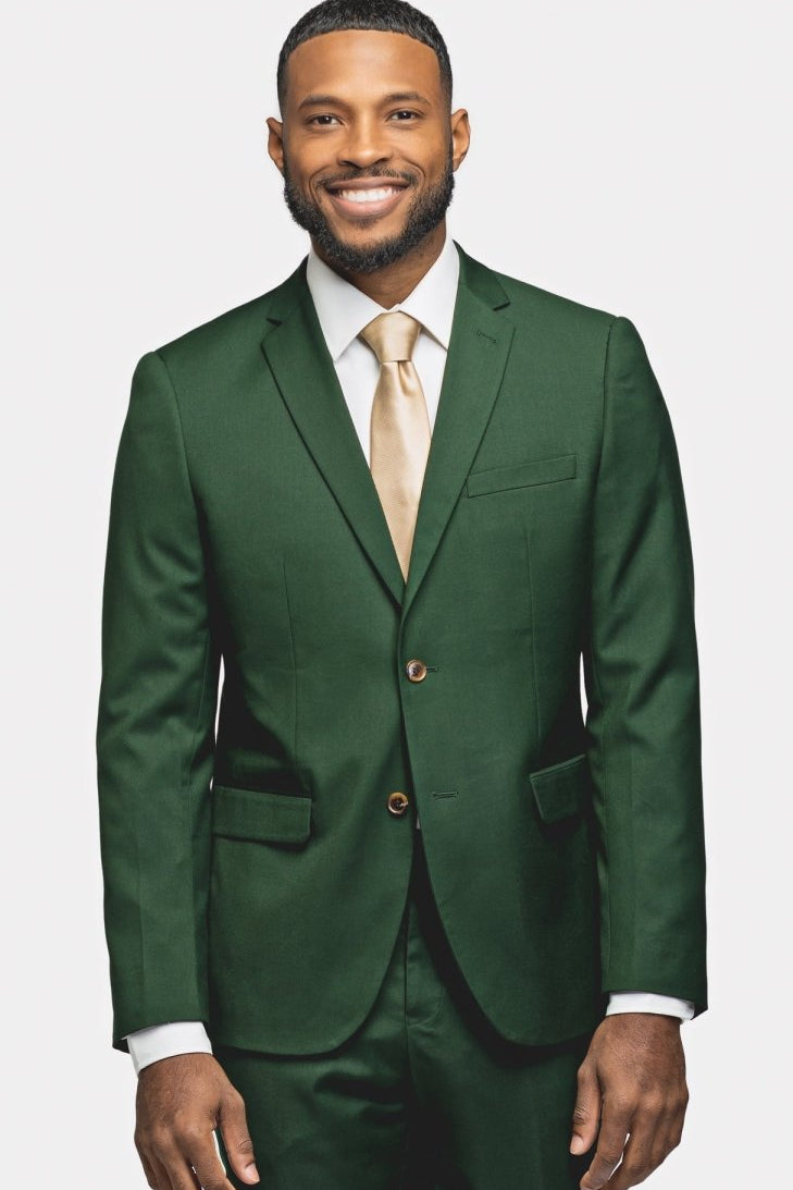 Forest Green 2 Button Suit - MenSuits