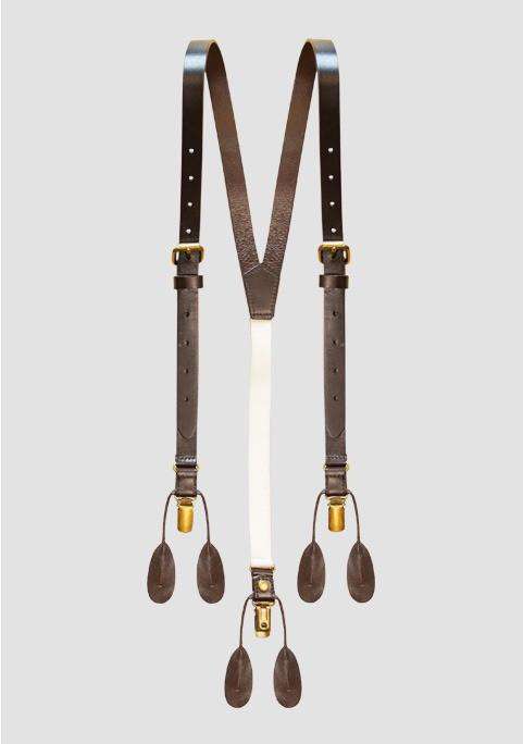 Leather Suspenders - MenSuits