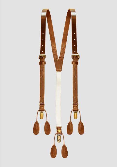 Leather Suspenders - MenSuits