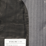 Classic Gray Pinstripe 2-Button Suit