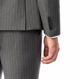 Classic Gray Pinstripe 2-Button Suit