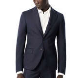 Classic Navy Pinstripe 2-Button Suit