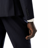 Classic Navy Pinstripe 2-Button Suit