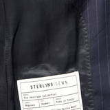 Classic Navy Pinstripe 2-Button Suit