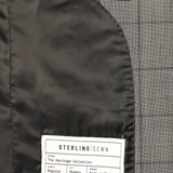 Gray Tonal Windowpane 2-Button Suit