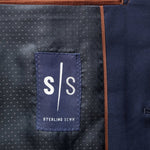 Modern Navy Blue 2 Button Suit - MenSuits