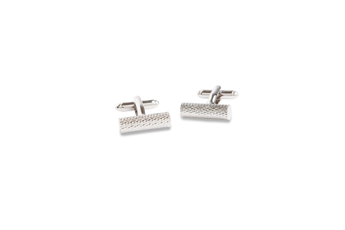 Patterned Bar Cufflinks - MenSuits