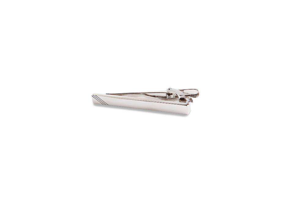 Silver Engravable Tie Bar - MenSuits