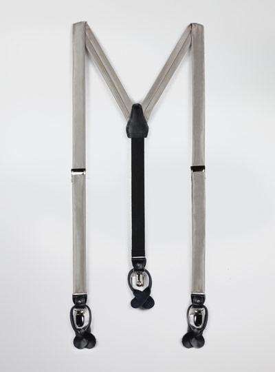 Solid Satin Suspenders - MenSuits