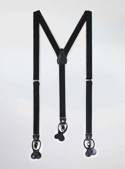 Solid Satin Suspenders - MenSuits