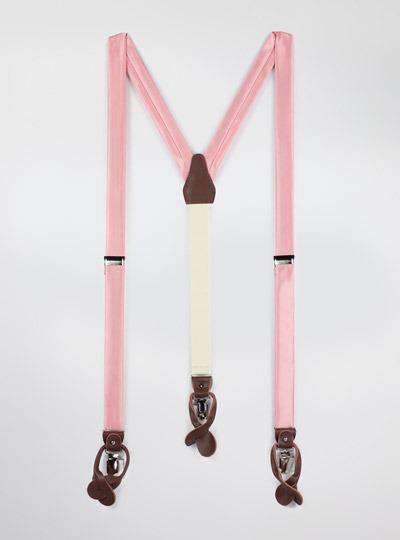 Solid Satin Suspenders - MenSuits