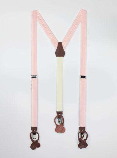 Solid Satin Suspenders - MenSuits