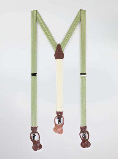 Solid Satin Suspenders - MenSuits