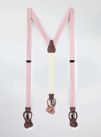 Solid Satin Suspenders - MenSuits