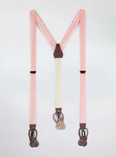 Solid Satin Suspenders - MenSuits