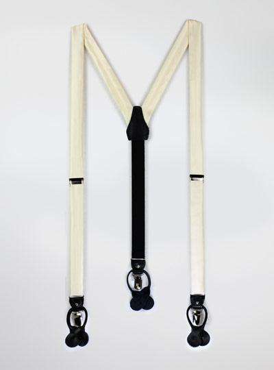 Solid Satin Suspenders - MenSuits