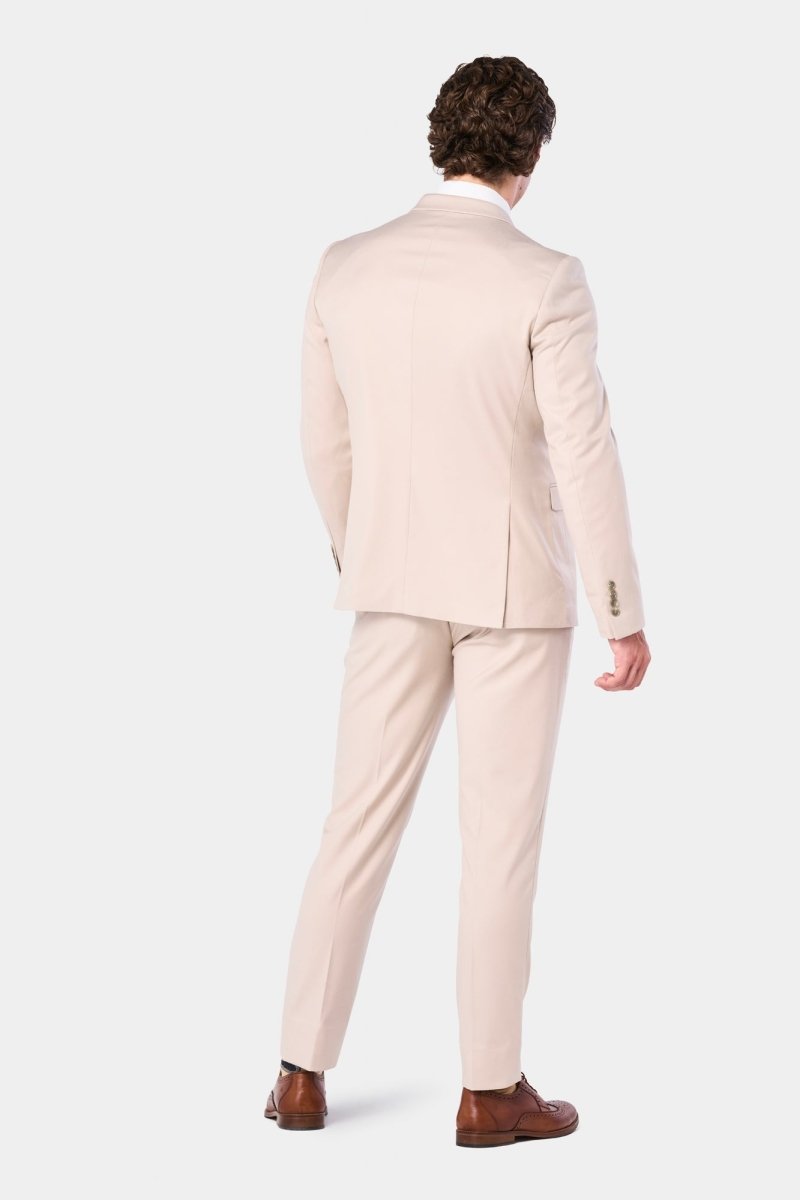 Tan 2 Button Suit - MenSuits