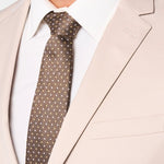 Tan 2 Button Suit - MenSuits